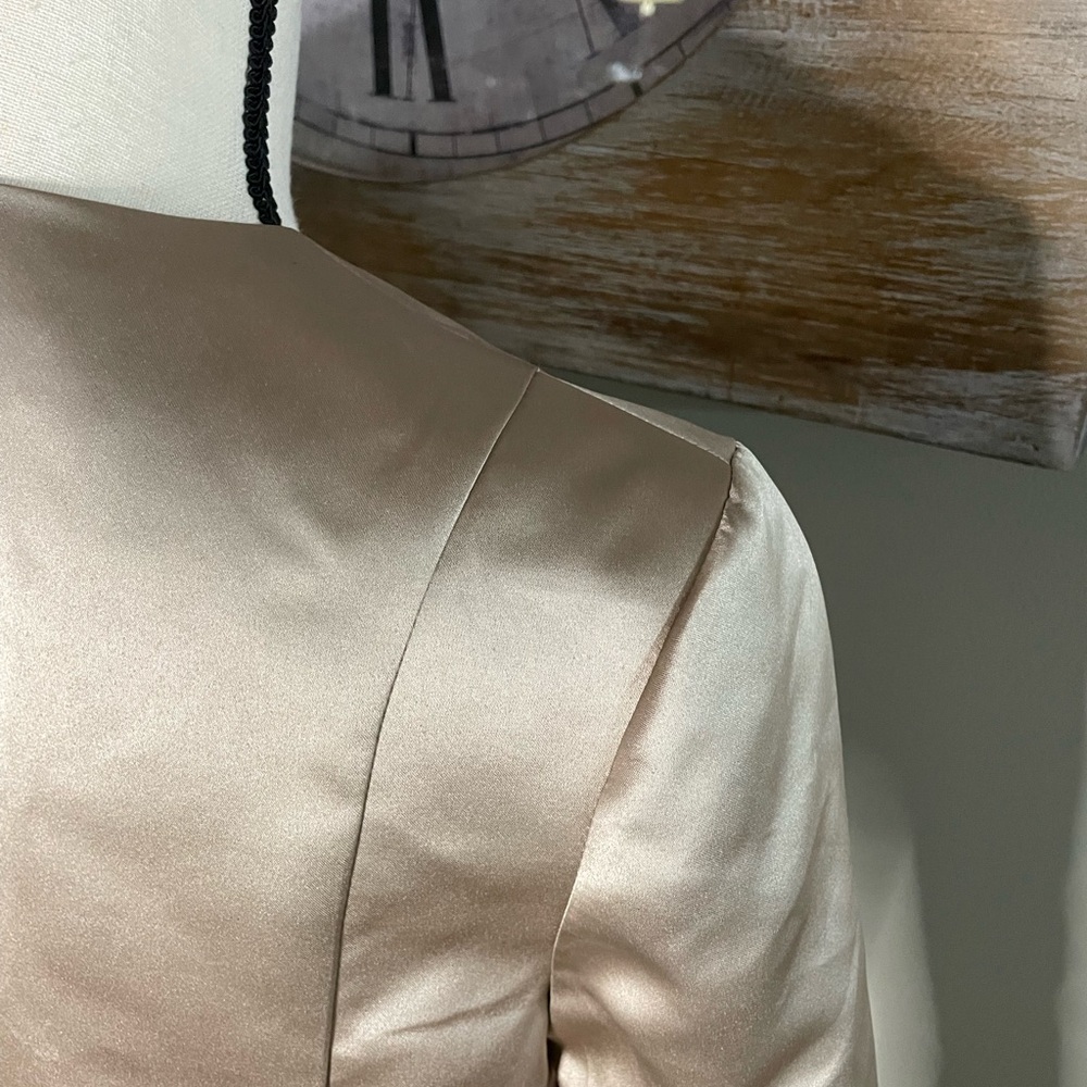 JJs House Cream Satin Women's Blazer/Shrug - Picture 5 of 9